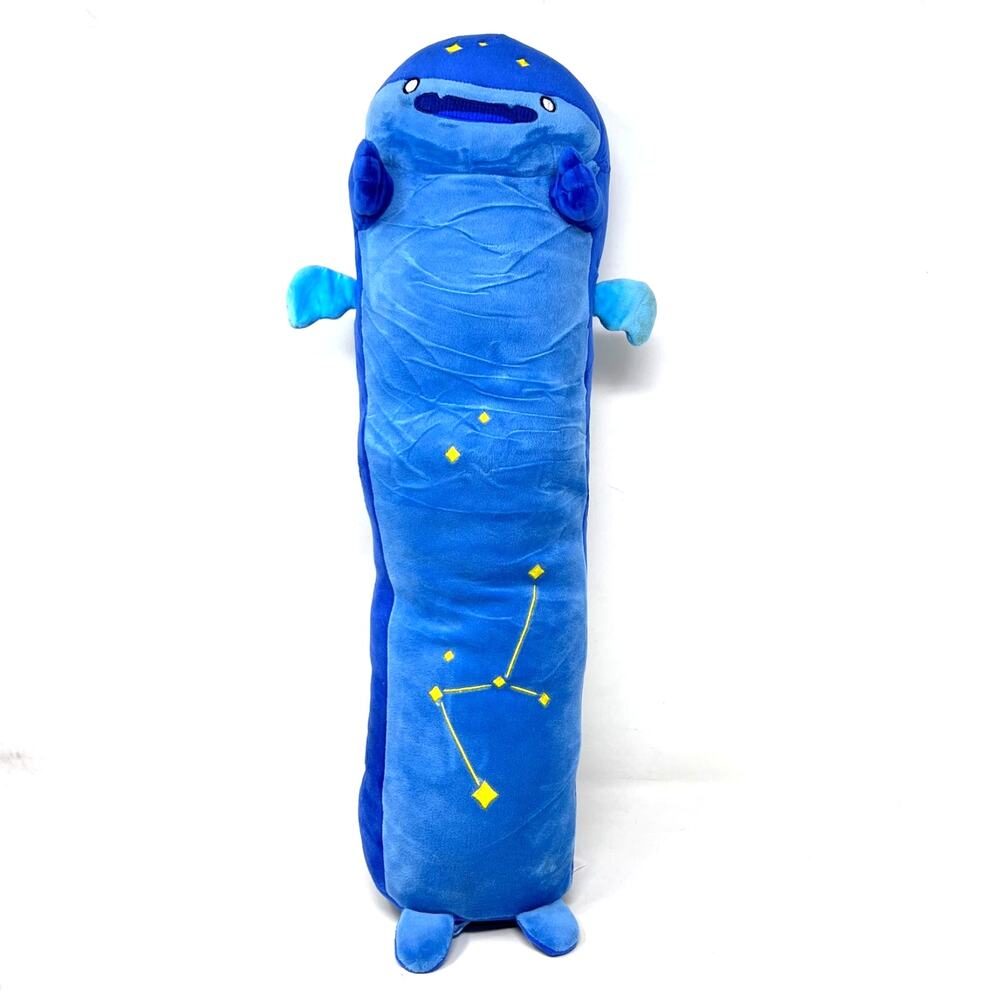 Mewaii Star Whale‎ Shark Plush 20" Blue Long Soft Pillow Pet Sensory Toy Kawaii